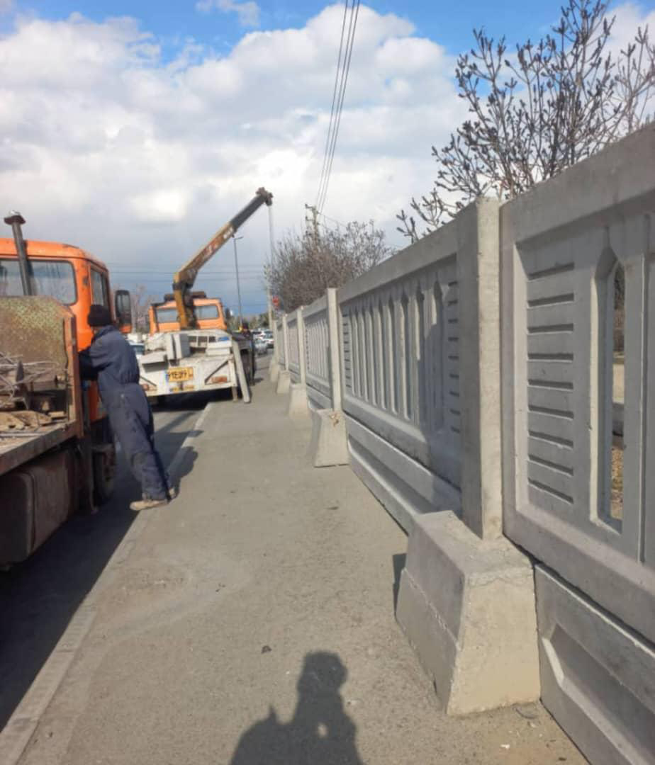 بارگیری و تخلیه دیوار پیش ساخته بتنی