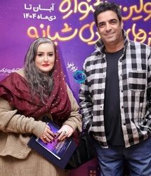 منوچهر هادی با این عکس در کنار نعیمه نظام‌دوست حاشیه درست کرد!/ ببینید