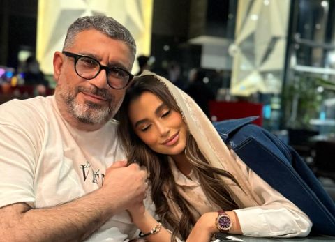 دختر رضا رشیدپور با یک استایل شیک/ عکس