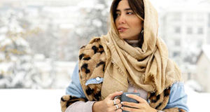 حس و حال کودکانه نیکی مظفری در برف