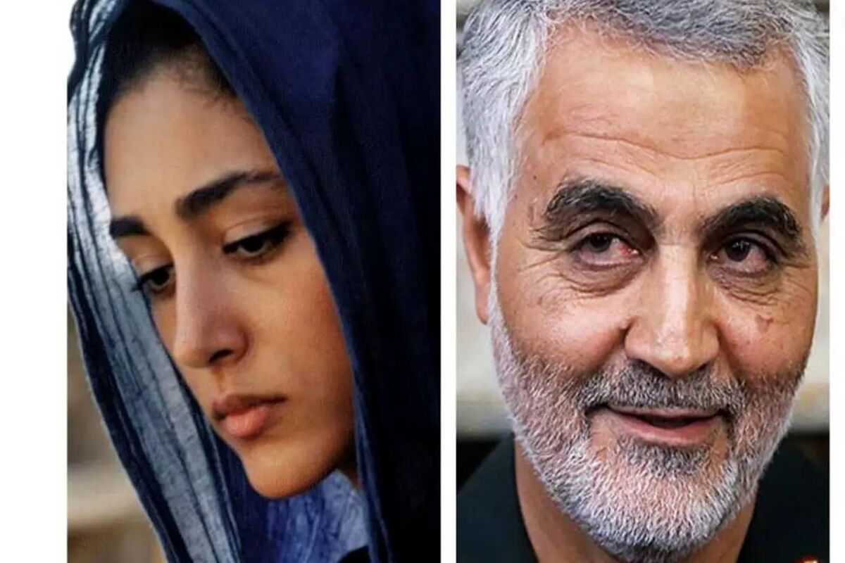 تماس لو رفته سردار سلیمانی با گلشیفته فراهانی / ماجرا چه بود؟