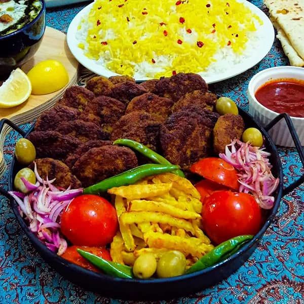 طرز تهیه کتلت بادمجان بدون سیب زمینی