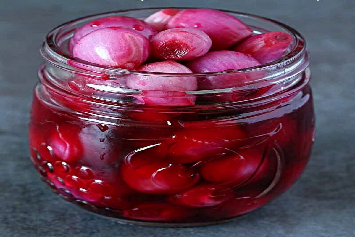 طرز تهیه ترشی پیاز خوش رنگ و خوشمزه