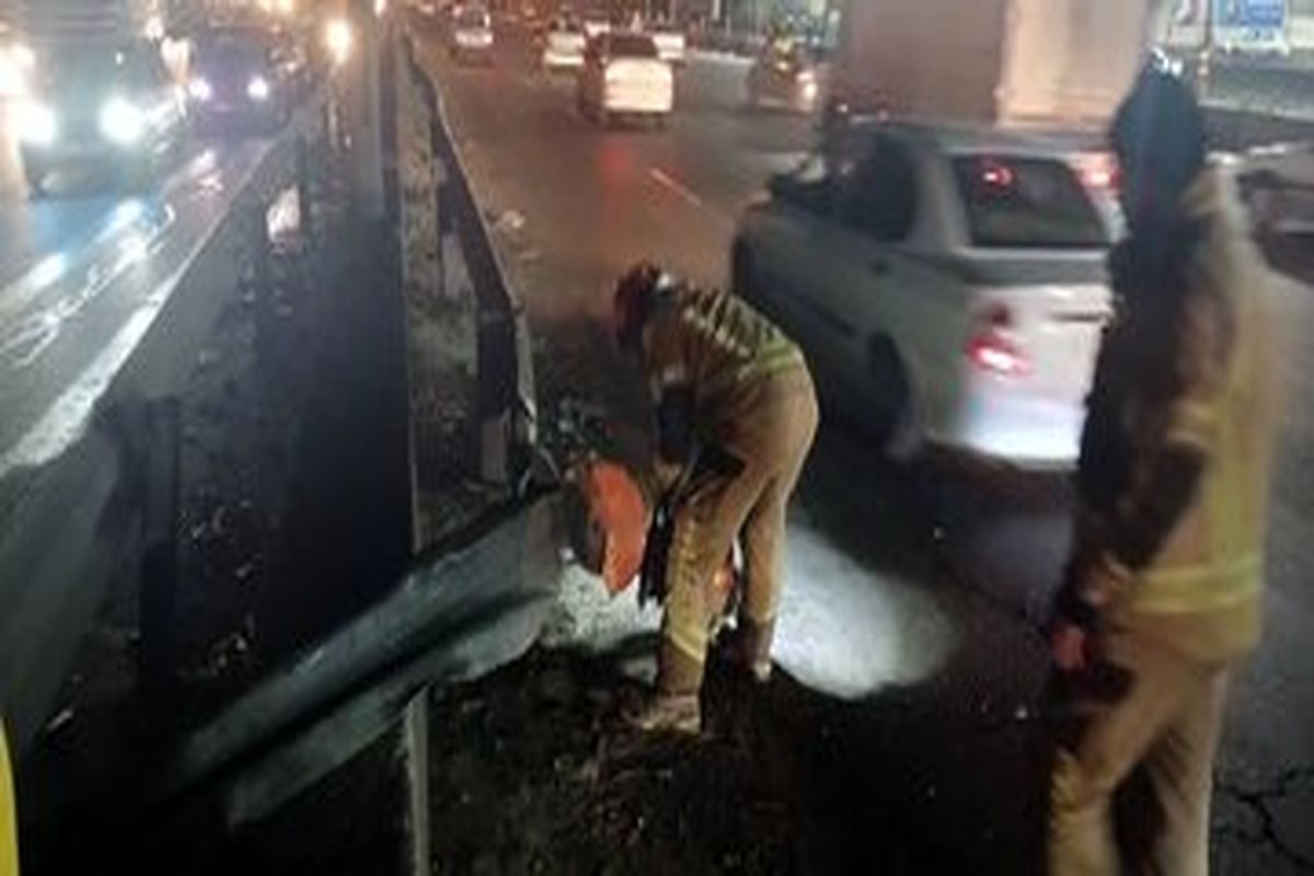 تصادف مرگبار ۳ خودرو در تهران+ جزئیات