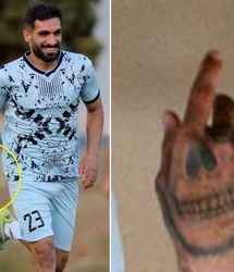 تتو ترسناک بازیکن استقلال جنجالی شد