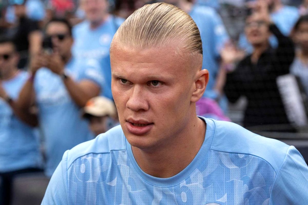 بهت و حیرت ارلینگ هالند از نمایش لامین یامال در بازی بارسلونا و اینتر +عکس