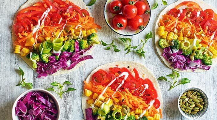 رژیم غذایی رنگین کمانی چیست؟