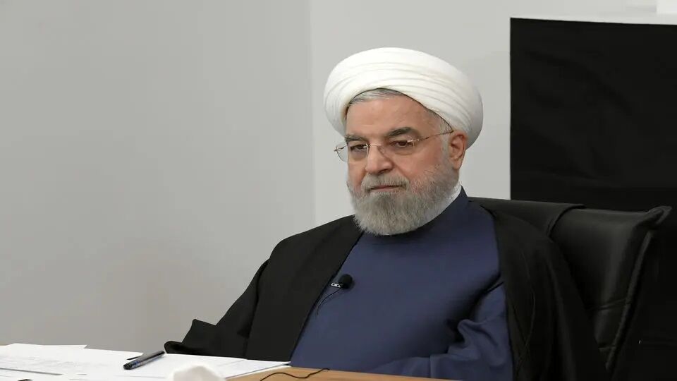 حضور حسن روحانی در راهپیمایی روز قدس در کنار مردم +عکس
