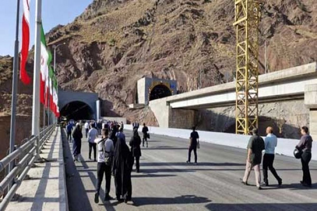 افتتاح مسیر رفت آزادراه تهران-شمال
