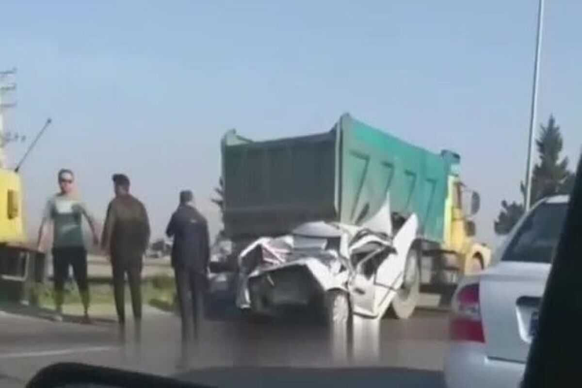 تصادف شدید در آمل+ فیلم