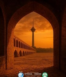 پوستر جالب ذوب‌آهن برای بازی با استقلال