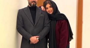 پژمان و نفس بازغی با لباس شب در مهمانی/ عکس