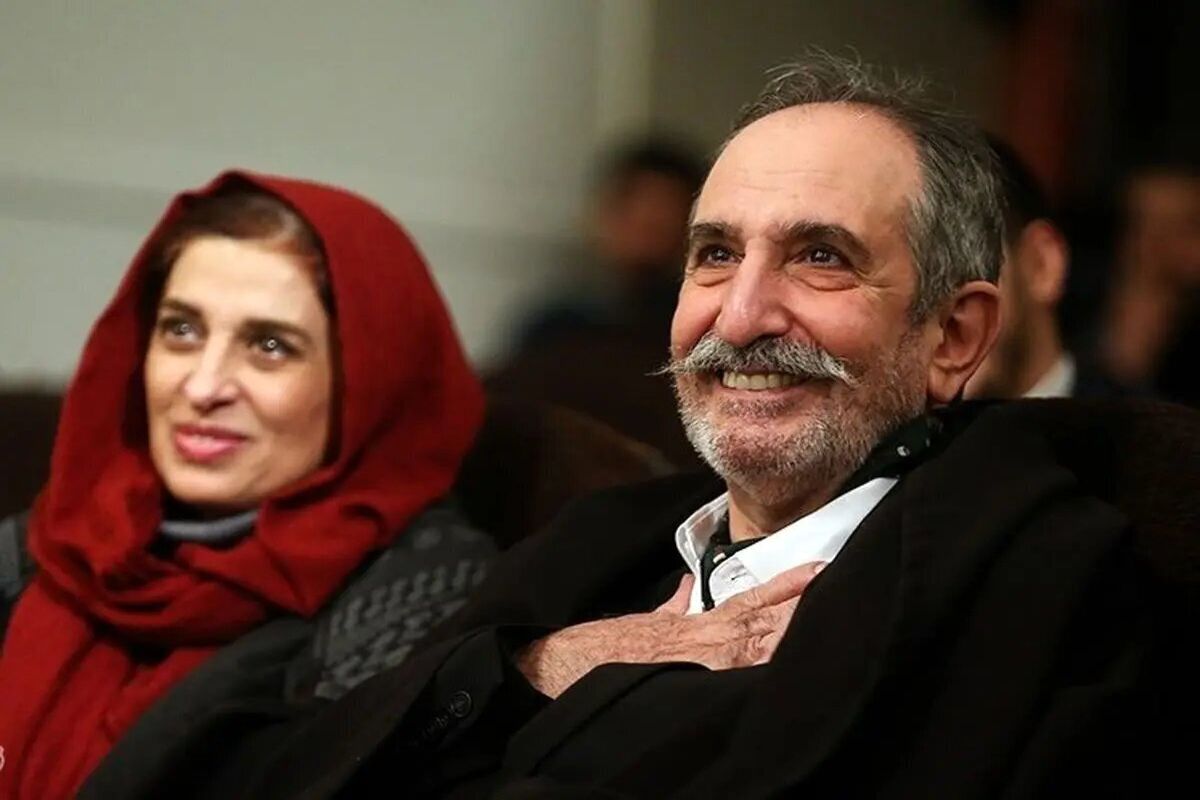 بوسه جنجالی زوج عاشق پیشه سینمای ایران جلوی دوربینها/ عکس