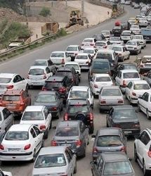 ترافیک سنگین در این محورها
