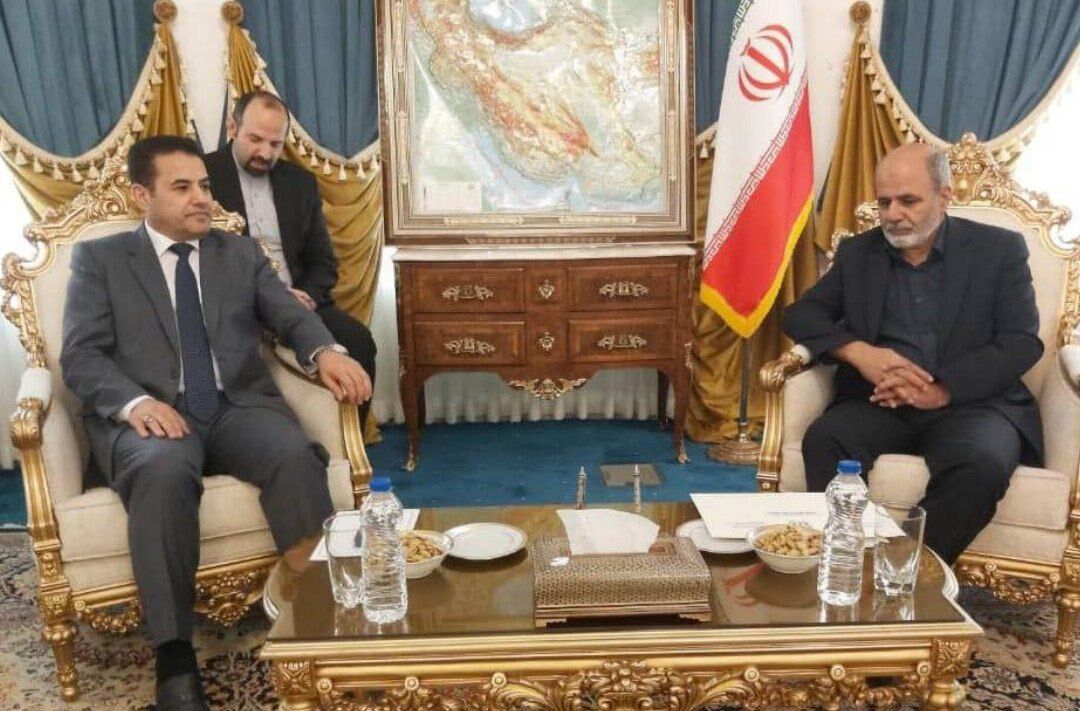 اولین دیدار خارجی دبیر جدید شورای عالی امنیت ملی | درخواست مرزی مهم از عراق	