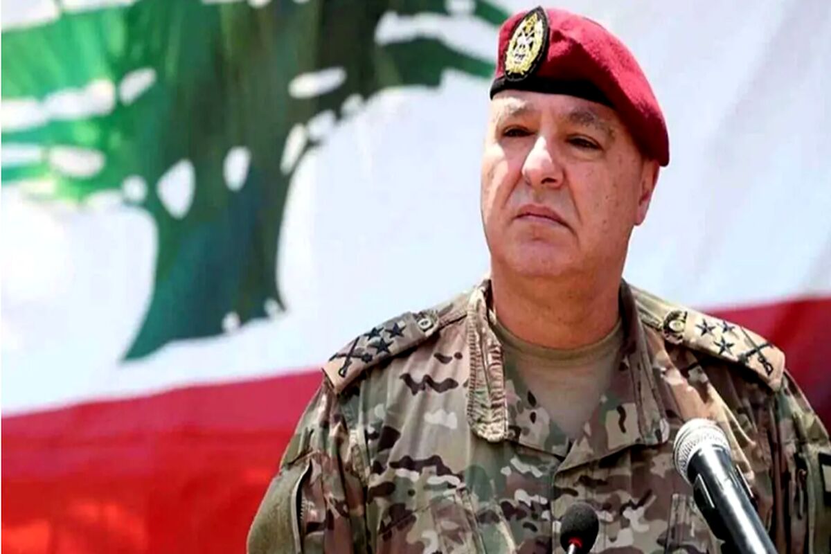 شوخی جنجالی رئیس جمهور لبنان با فرمانده ارتش