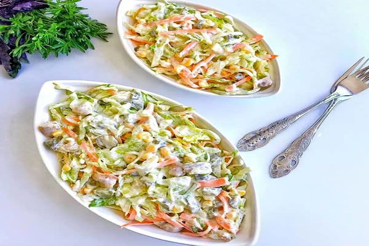 طرز تهیه سالاد نخود لیمویی با ارده