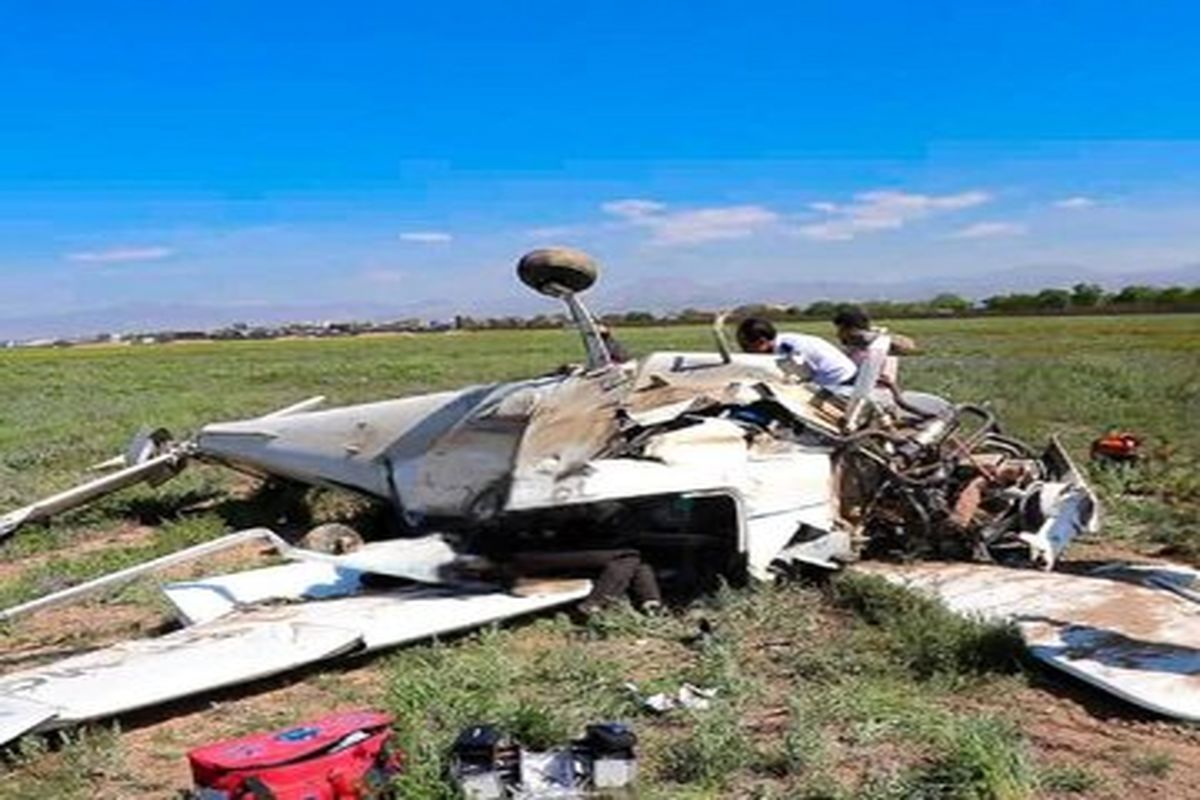 فوری؛ سقوط هواپیما در قزوین