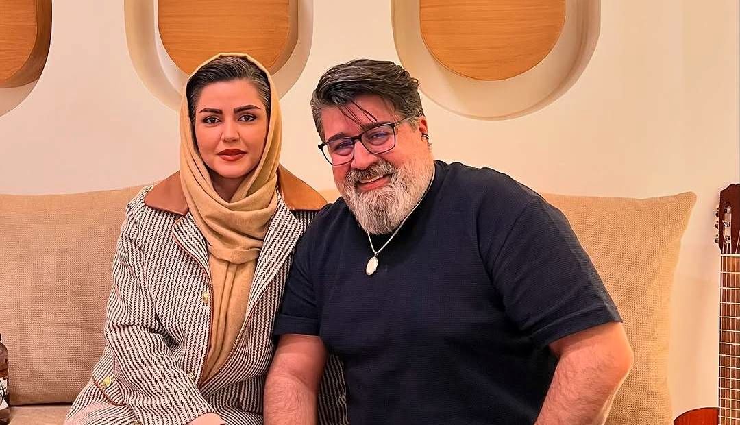 ژست عجیب مهدی یغمایی و همسرش در عکس جدیدشان!