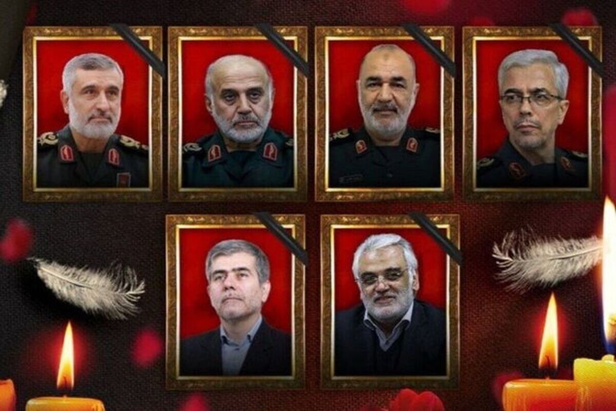 اعلام زمان برگزاری مراسم تشییع فرماندهان شهید نیروهای مسلح