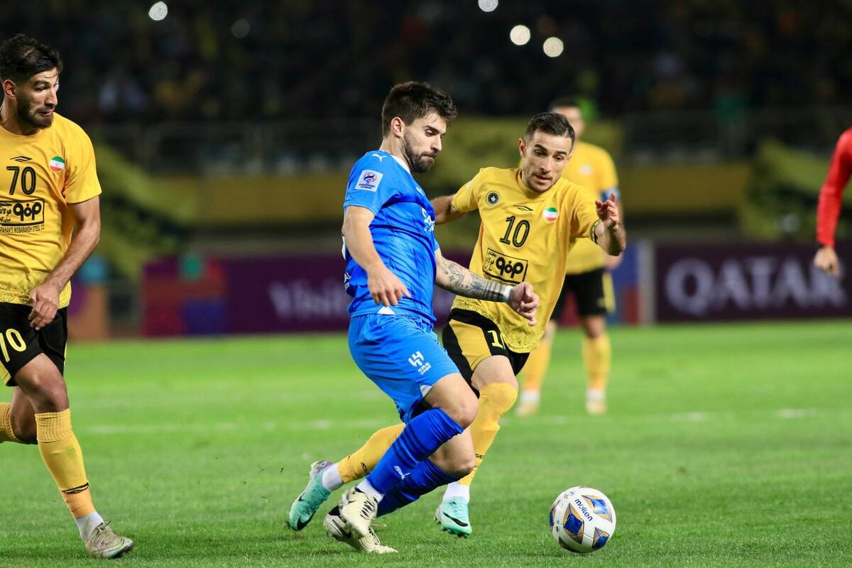 شکست خانگی سپاهان مقابل الهلال