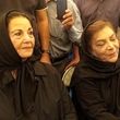 تصاویری تلخ از حضور چهره‌ها در مراسم خاکسپاری همایون
