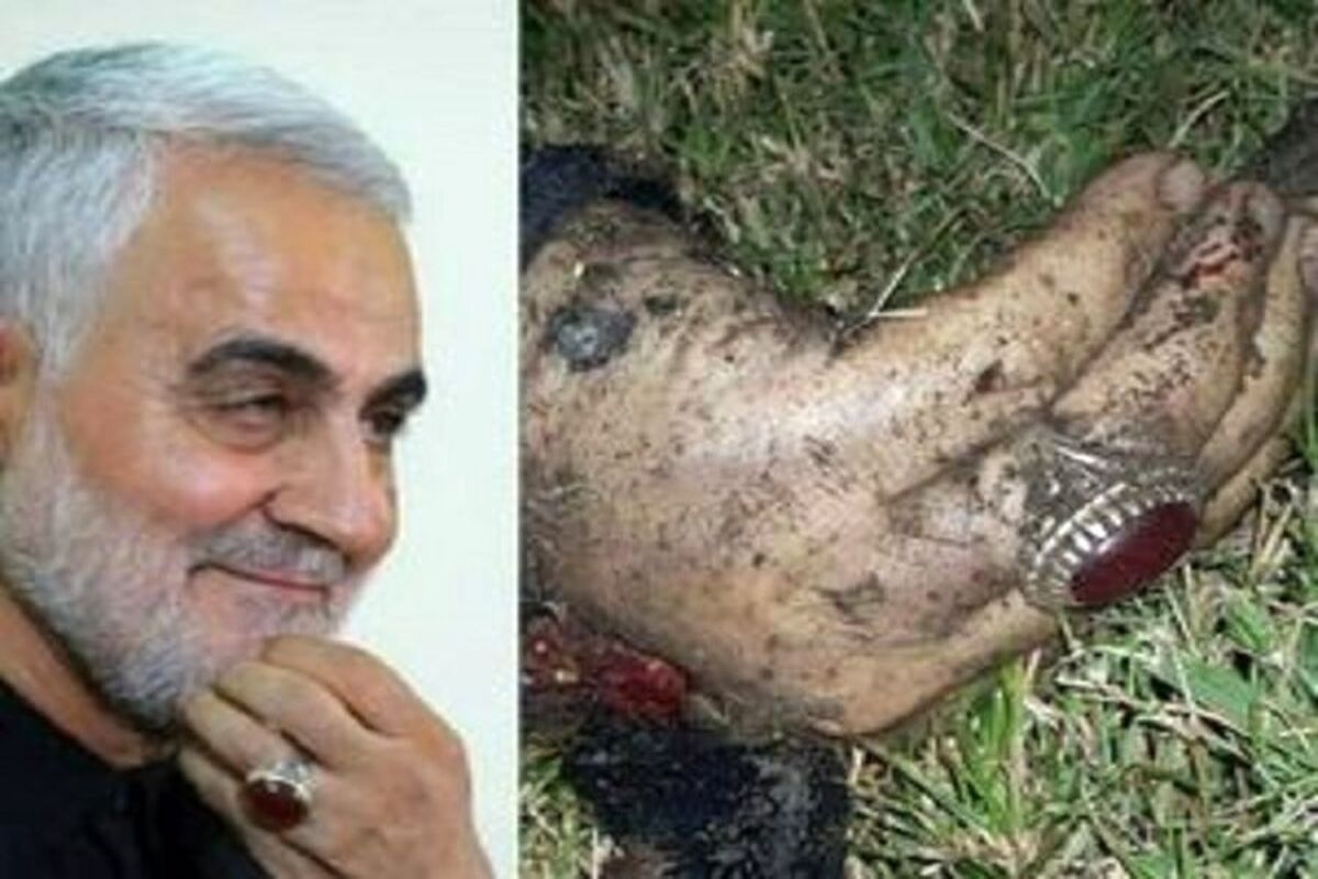 ماجرای شناسایی دست حاج قاسم سلیمانی در لحظات اولیه ترور