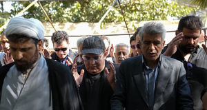 چهره‌های مشهور در مراسم خاکسپاری سعید مظفری