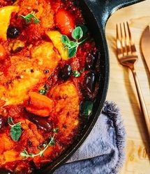 دستور پخت سریع و آسان؛ خورش مرغ و گوجه!