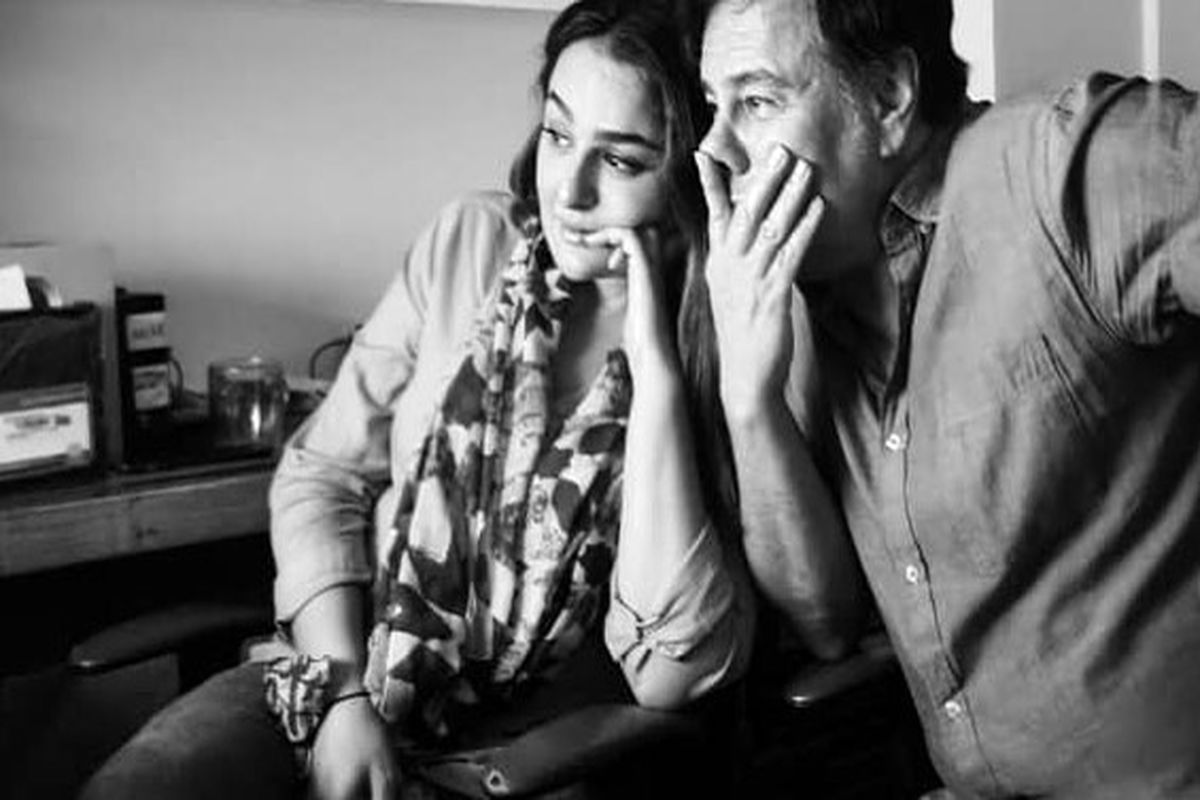 عکس بامزه‌ای که از خانواده پیمان قاسمخانی وایرال شد