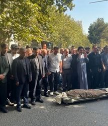 تشییع پیکر دانشجوی فقید دانشگاه تهران