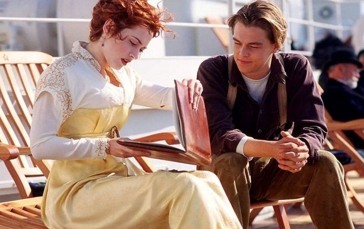 «رز و جک» در پشت‌صحنه فیلم سینمایی «تایتانیک»