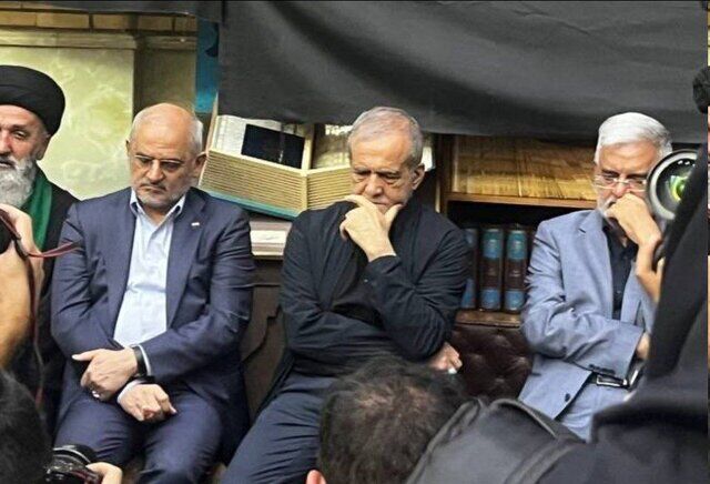 حضور پزشکیان در مراسم گرامیداشت شهدای اقتدار ارتش