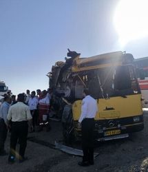 علت تصادف اتوبوس دانشجویان پیراپزشکی مشخص شد
