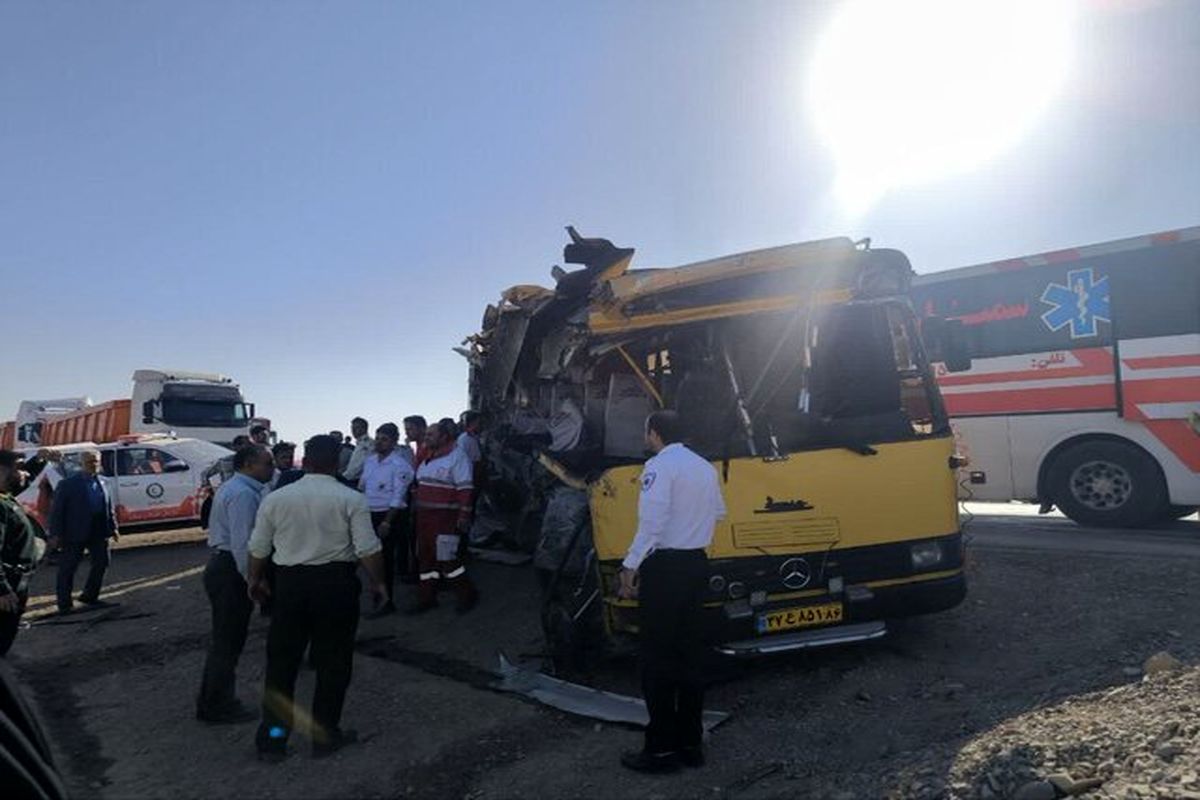علت تصادف اتوبوس دانشجویان پیراپزشکی مشخص شد
