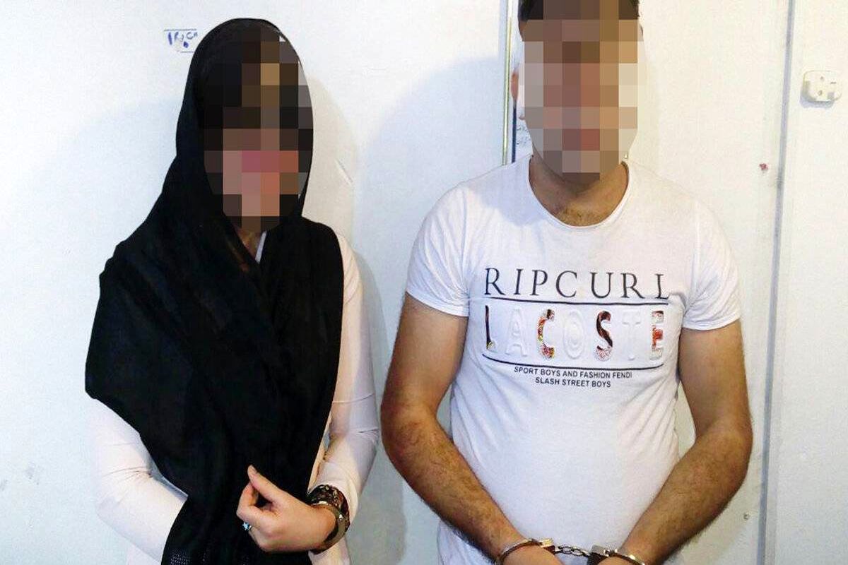 مچ گیری از زن متأهل با مرد زندار در خودرو