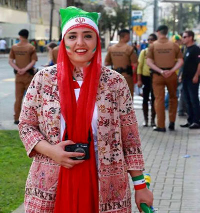 عکس های نرگس محمدی در قطر وایرال شد