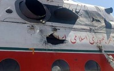 وخامت حال ۳ نفر از مصدمان حادثه سقوط بالگرد هلال احمر