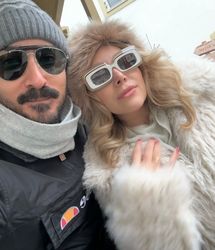 تعطیلات زمستانی رضا قوچان‌نژاد و سروین بیات در اتریش