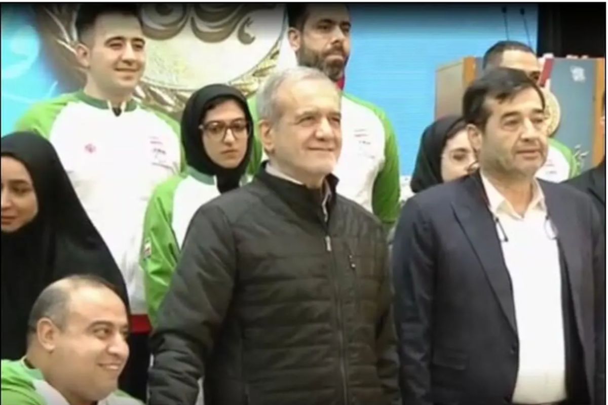 حضور پزشکیان در مراسم تجلیل از مدالوران المپیک و پارالمپیک