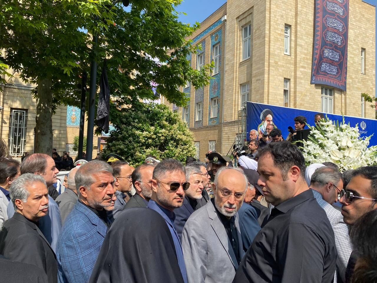  آغازمراسم تشییع پیکر شهید امیرعبداللهیان در تهران/ عکس و فیلم

