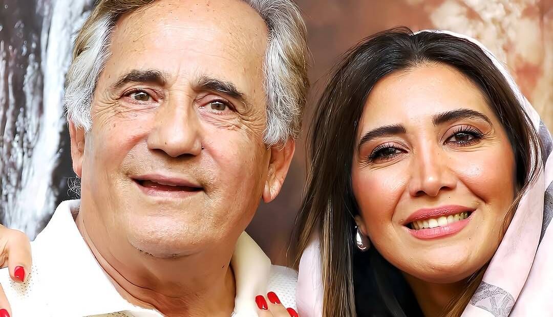 ژست‌های احساسیِ نیکی مظفری در آغوش پدرش
