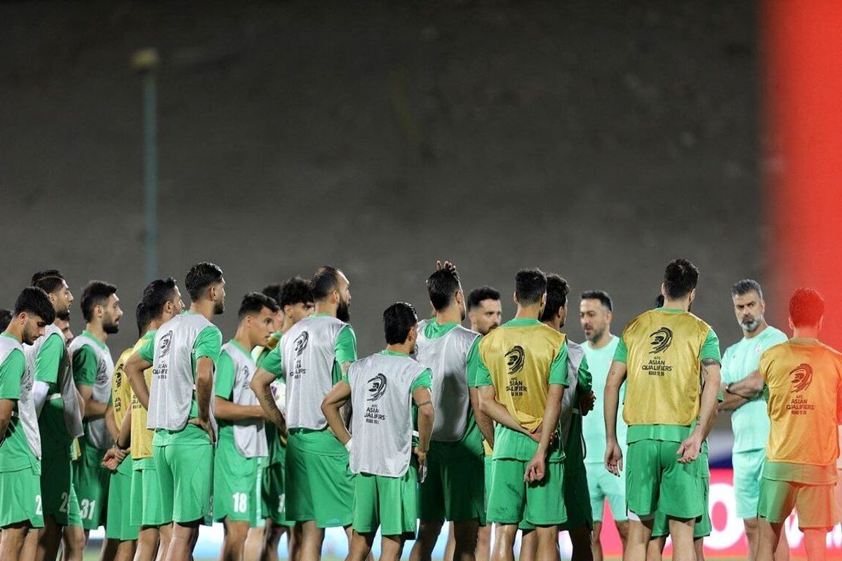 فرمانده ارتش، مهمان تمرین تیم ملی شد!