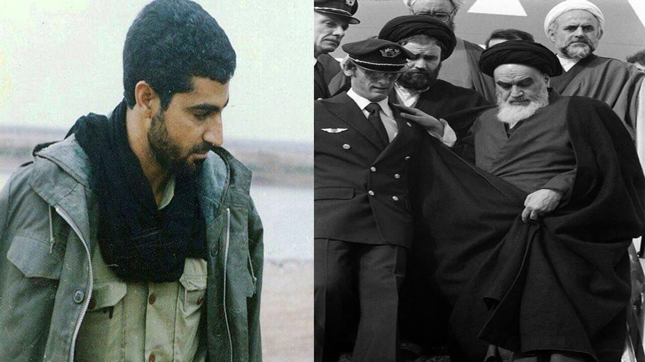 در روز بازگشت امام خمینی به ایران، شهید سلیمانی کجا بود؟ 