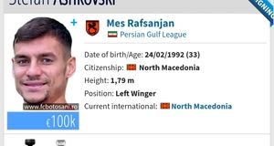 استفان آشکوفسکی به مس رفسنجان پیوست