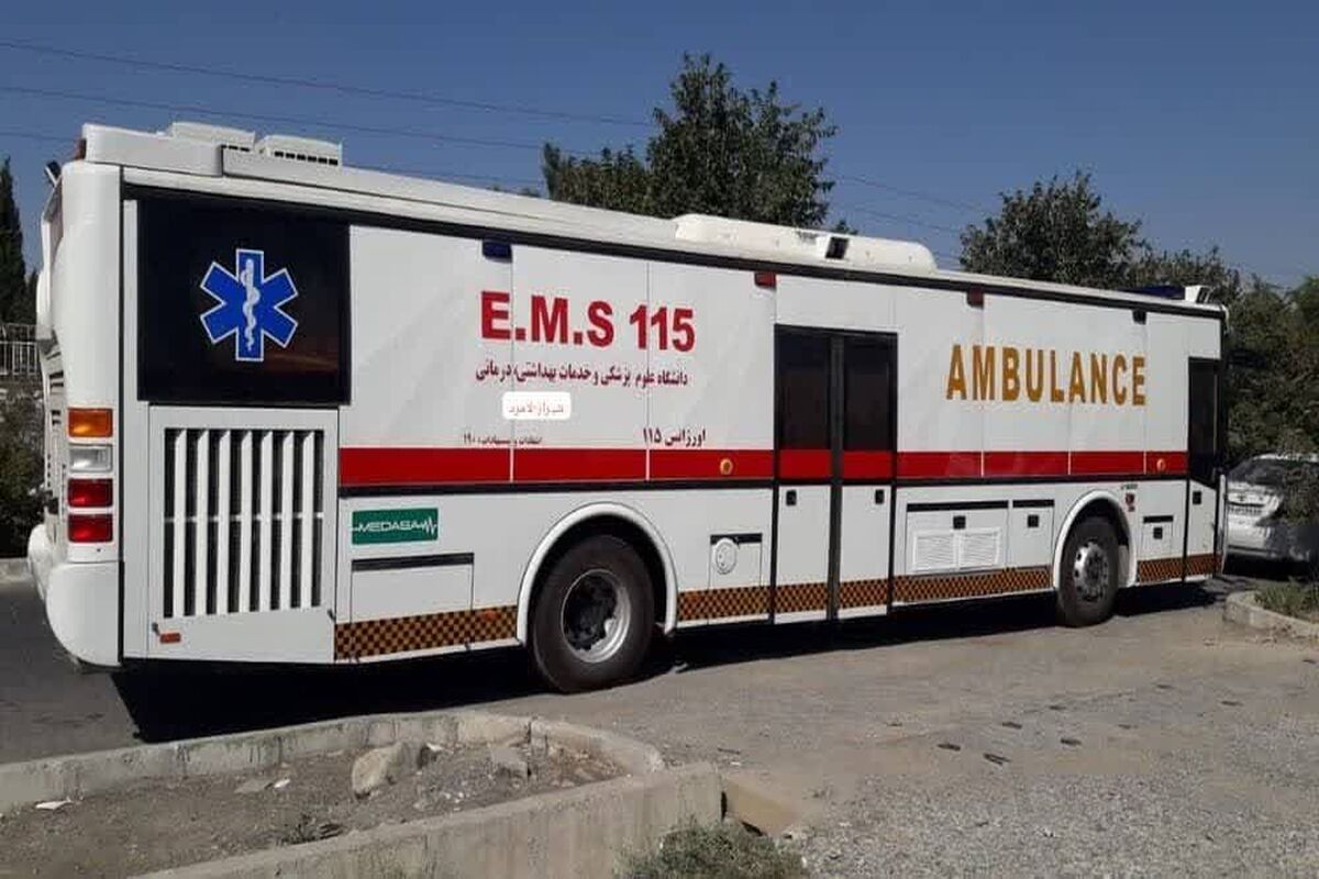 اعزام اتوبوس آمبولانس به محل حادثه در بندرعباس