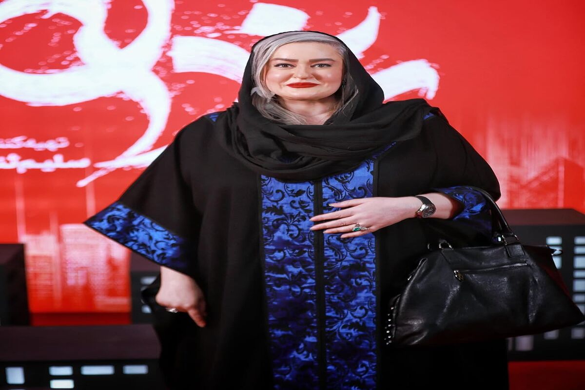 درخشش نعیمه نظام دوست باغ آرایش غلیظ/ عکس