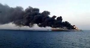 حمله ارتش آمریکا به یک شناور در اقیانوس آرام 