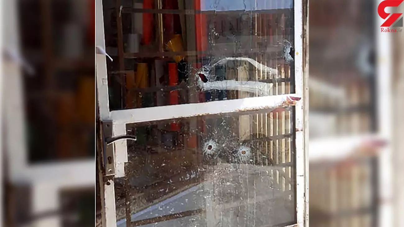 گلوله باران یک مغازه در خوزستان / لحظه وحشت آور تیراندازی توسط موتورسواران نقاب دار + عکس و فیلم