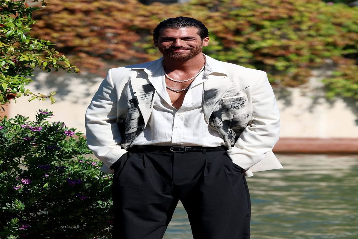 قاب عاشقانه بازیگر مشهور ترکیه در جشنواره ونیز